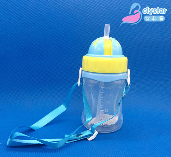 保利星180ML藍(lán)色帶背帶水杯