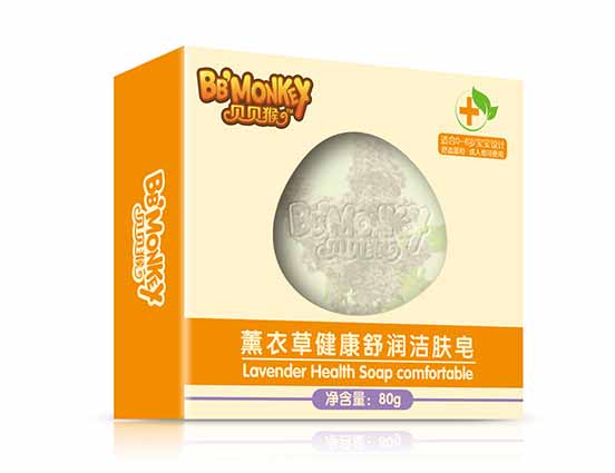 貝貝猴薰衣草健康舒潤(rùn)潔膚皂