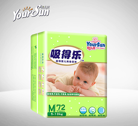 怡兒爽吸得樂嬰兒紙尿褲M72片