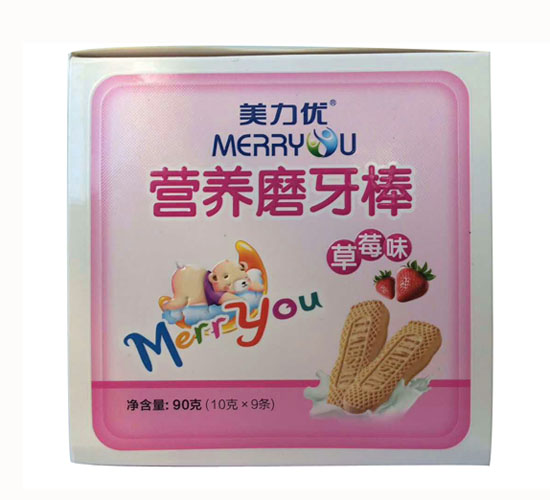 美力優(yōu)草莓味營養(yǎng)磨牙棒