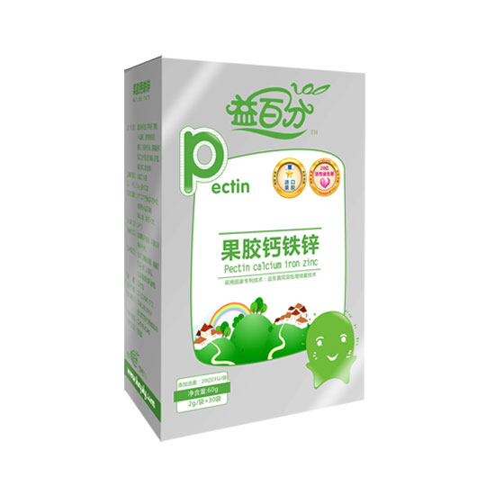 益百分果膠鈣鐵鋅