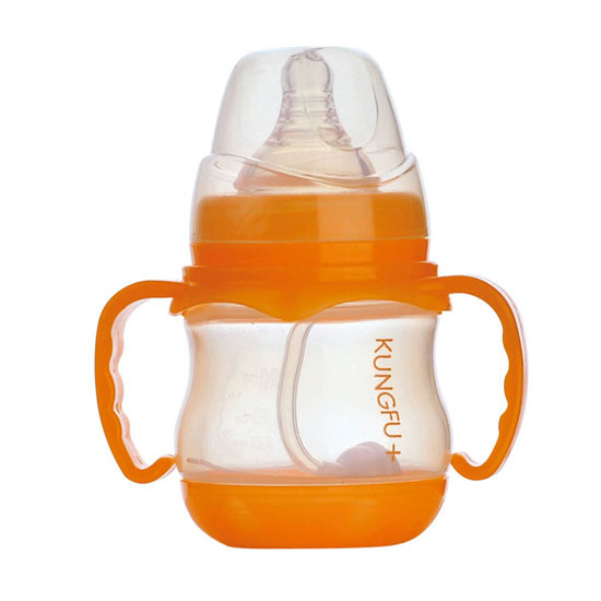 功夫?qū)氊怭P寬口加底自動小奶瓶