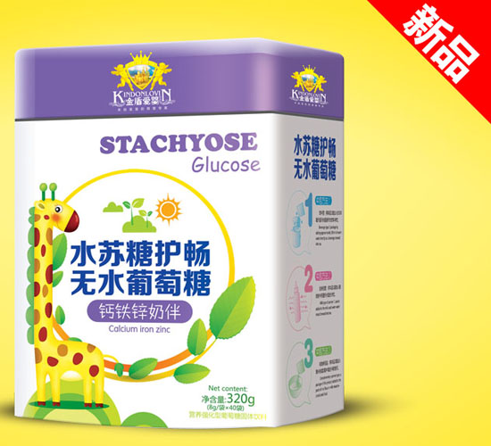 金盾愛嬰鈣鐵鋅水蘇糖葡萄糖鐵聽