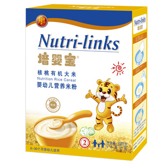 培嬰寶核桃有機(jī)大米嬰幼兒營(yíng)養(yǎng)米粉