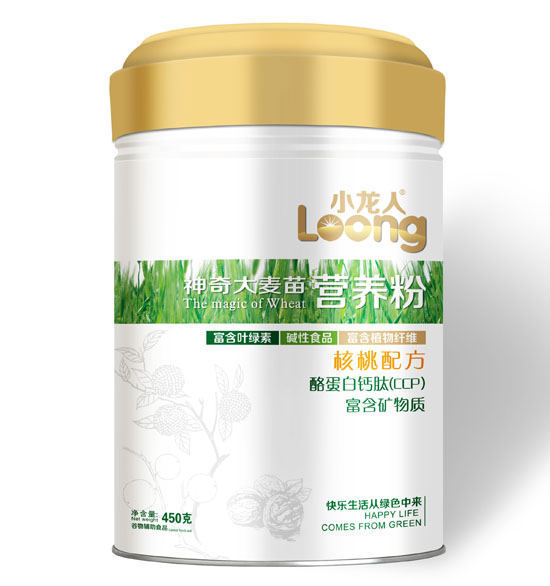 小龍人核桃配方神奇大麥苗營(yíng)養(yǎng)粉