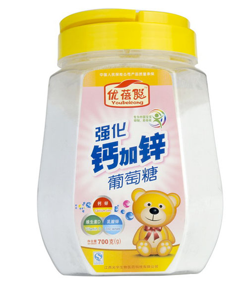 優(yōu)蓓聰強化鈣加鋅葡萄糖(塑聽)