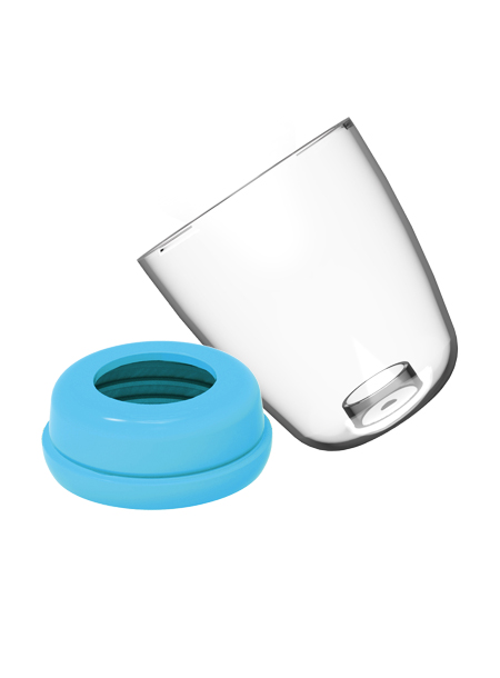 伊斯卡爾標(biāo)準(zhǔn)口徑奶瓶旋蓋組合(藍(lán))