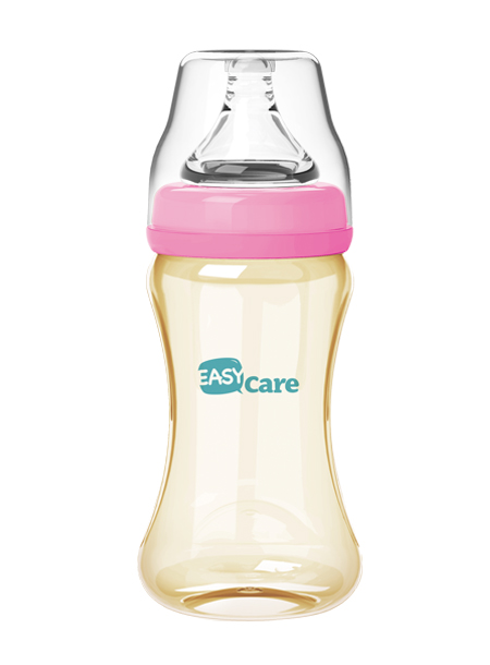 伊斯卡爾240mlPPSU寬口徑奶瓶(紅)