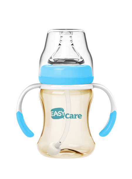 伊斯卡爾160mlPPSU自動寬口徑奶瓶(藍(lán))