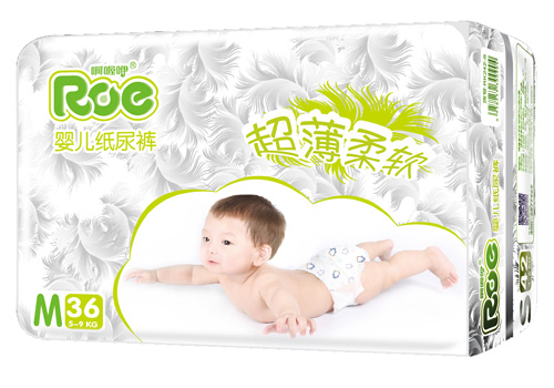 ROE超薄柔軟嬰幼兒紙尿褲M碼