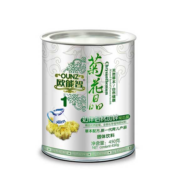 歐能智聽裝奶伴侶鈣加鋅菊花晶