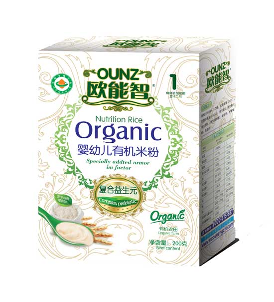歐能智1段復合益生元有機米粉(盒)