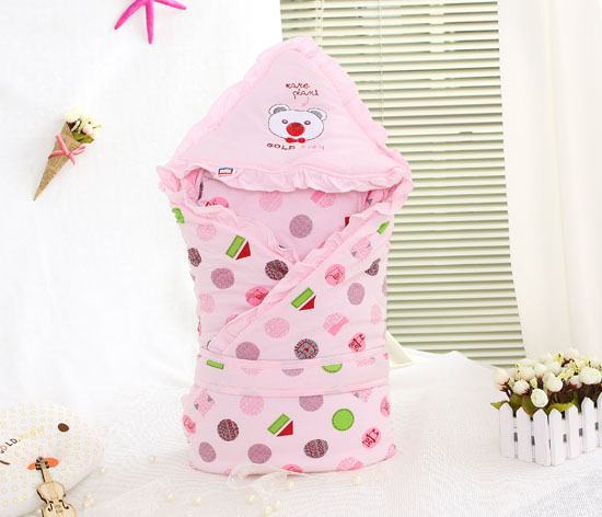 金色小魚(yú)竹纖維單面素色花邊抱被(1200g)