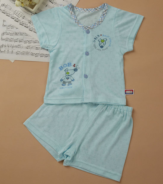 金色小魚竹纖維雙面素色皇冠熊圓領(lǐng)套