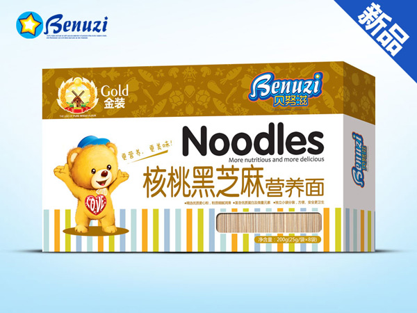 貝努滋面條盒裝-核桃黑芝麻