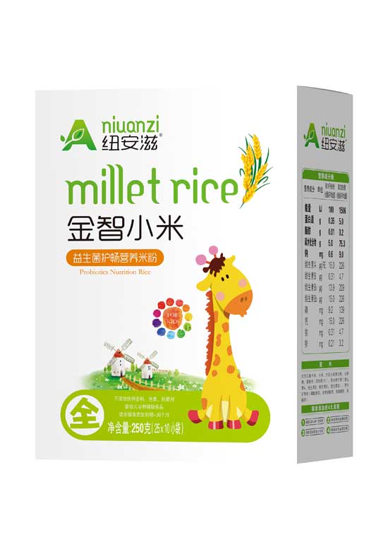 紐安滋益生菌護(hù)暢金智小米營(yíng)養(yǎng)米粉(盒)