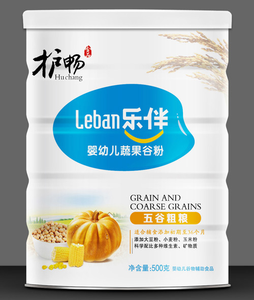樂(lè)伴五谷粗糧嬰幼兒蔬菜谷粉500克