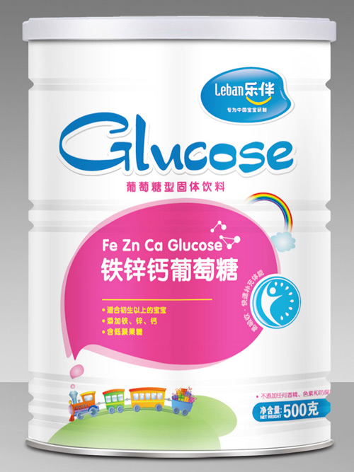 樂(lè)伴鐵鋅鈣葡萄糖500克