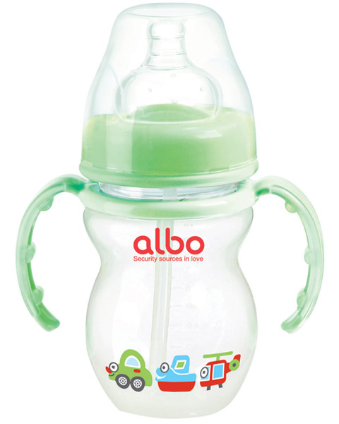 愛樂寶210mlPP寬口葫蘆自動奶瓶