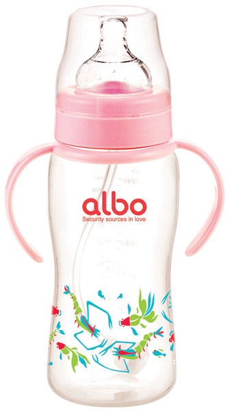 愛樂寶300mlPP自動(dòng)奶瓶粉紅