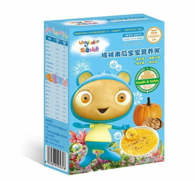 布魯精靈核桃南瓜寶寶營養(yǎng)粥