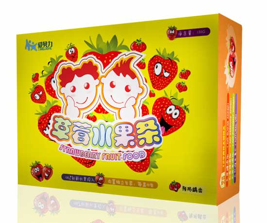 愛(ài)貝力草莓水果條