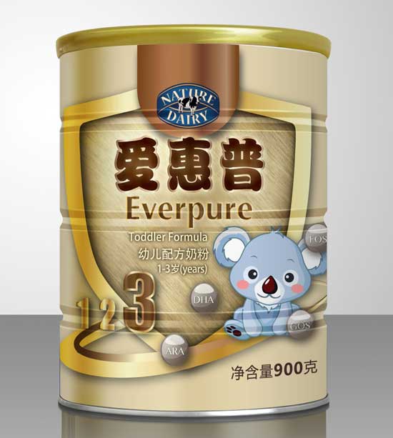 愛(ài)惠普幼兒配方奶粉3段900g