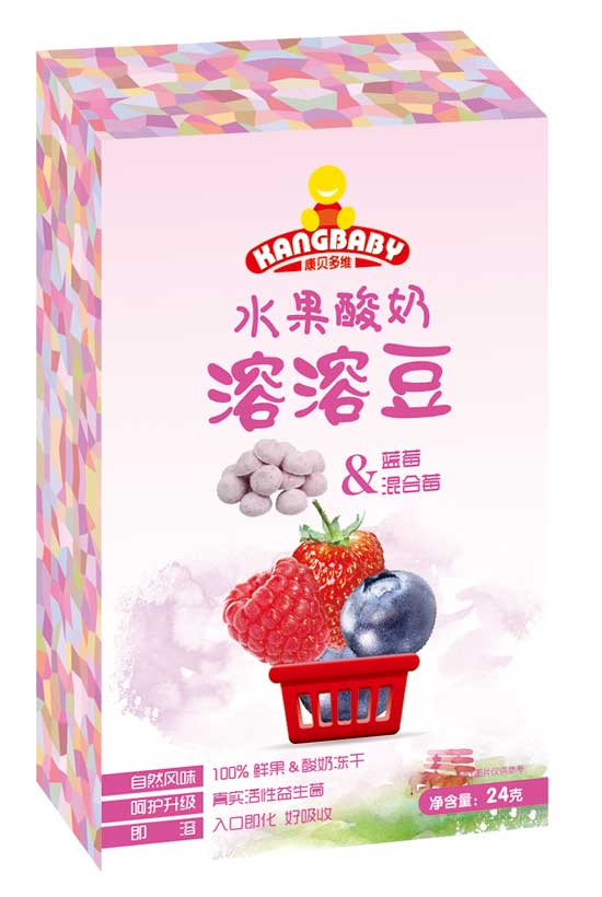 康貝多維藍莓混合莓水果酸奶溶溶豆