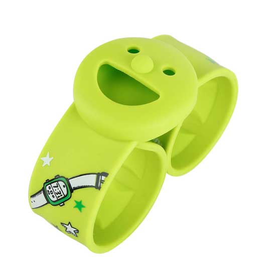 風(fēng)語笑臉綠色防蚊手表