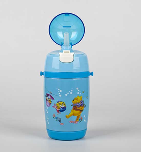 亨特貝貝不銹鋼吸管杯藍色