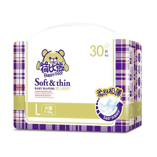 荷比熊嬰兒紙尿片L30片