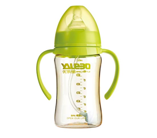 優(yōu)樂寶PPSU寬口徑有柄自動奶瓶240ML(Y)