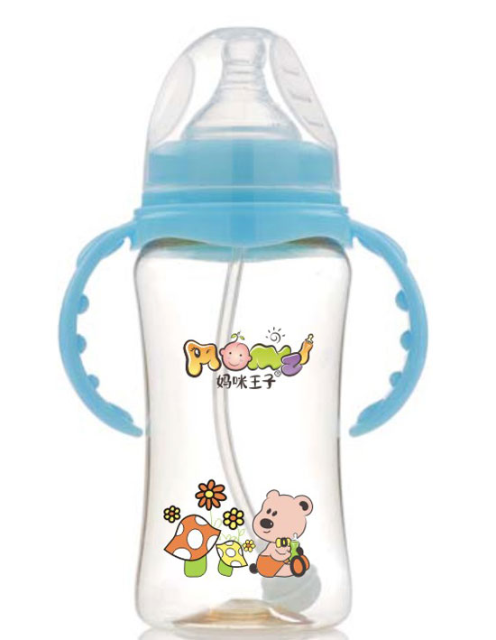 媽咪王子PPSU寬口自動吸300ml奶瓶