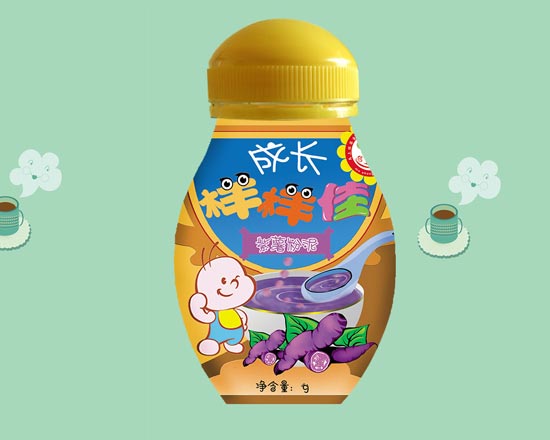 成長樣樣佳紫薯保齡瓶粉泥