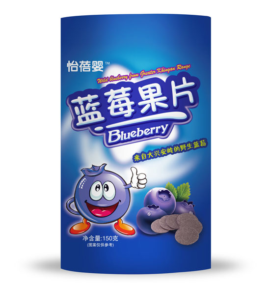 怡蓓嬰藍莓果片瓶裝