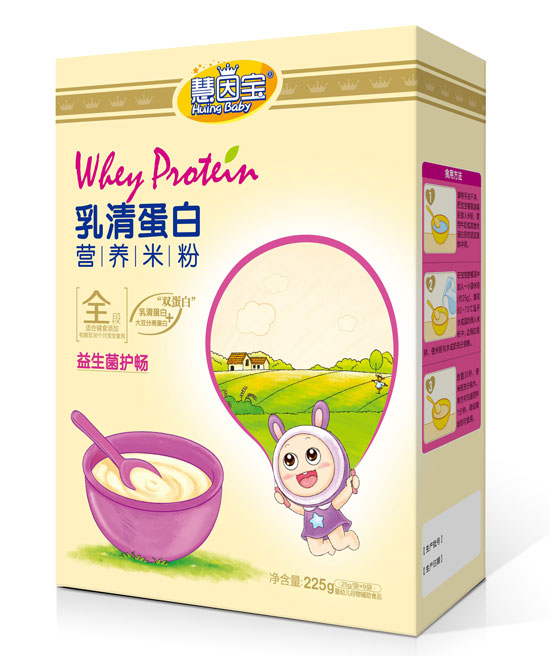 慧因?qū)氁嫔o暢盒裝乳清蛋白營養(yǎng)米粉