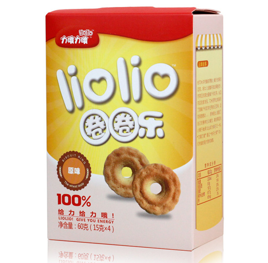 力哦力哦圈圈樂原味60克