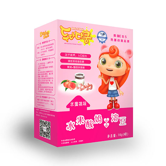 嘟噠水蜜桃味小溶豆