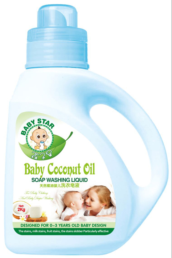 孩子星天然椰油洗衣皂液