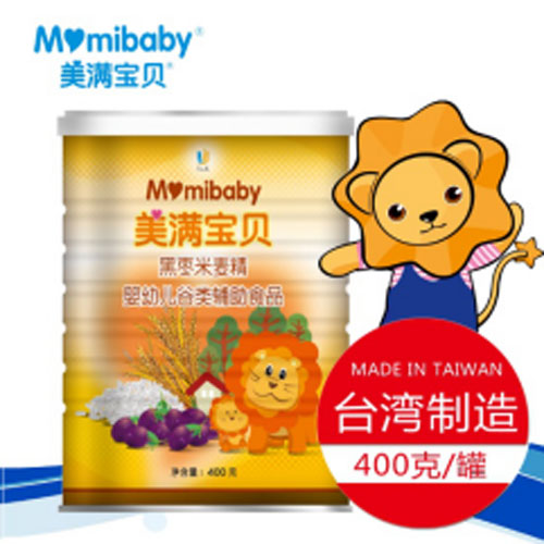 美滿寶貝yingye谷類輔食黑棗米麥精