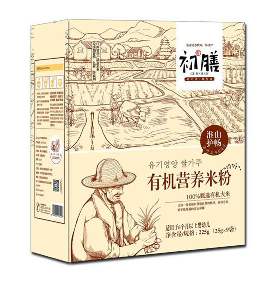 初膳有機營養(yǎng)米粉淮山護暢盒裝