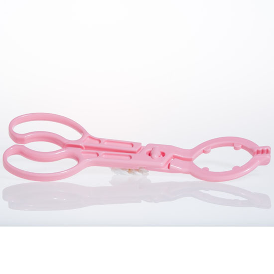 小孩國多功能奶瓶消毒夾 粉色