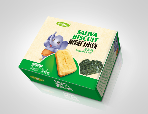 倍思貝海苔味果蔬口水餅32克方盒