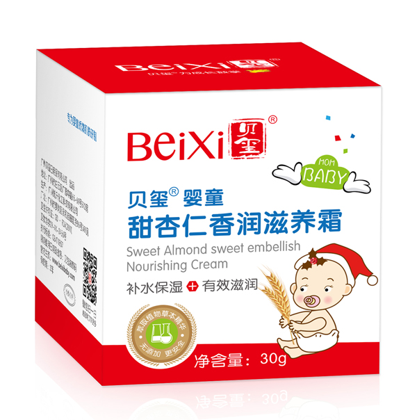 貝璽嬰童甜杏仁香潤滋養(yǎng)霜(30g)