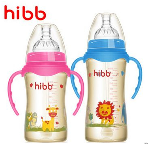 浩一貝貝PPSU奶瓶紅藍(lán)雙色