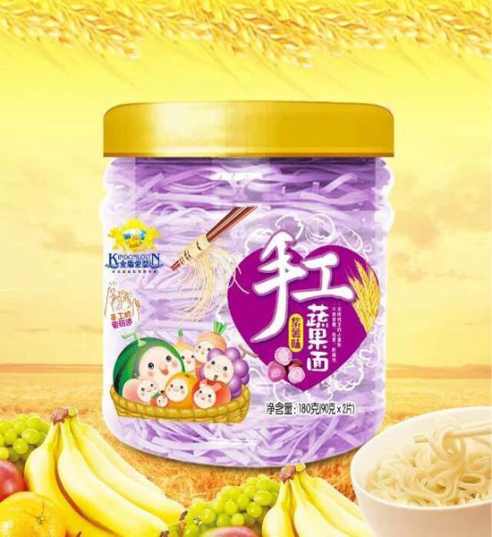 金盾愛(ài)嬰手工面紫薯味