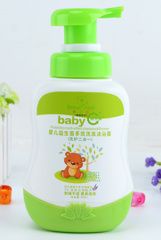小狀園yinge益生菌多效洗發(fā)沐浴露