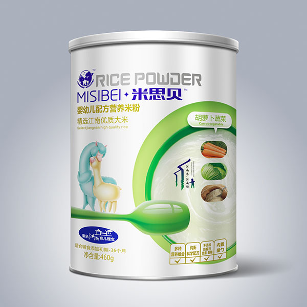 米思貝胡蘿卜蔬菜嬰幼兒配方營(yíng)養(yǎng)米粉