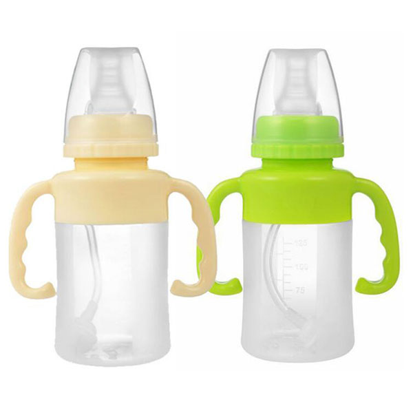 轉(zhuǎn)轉(zhuǎn)熊高級(jí)有柄自動(dòng)硅膠奶瓶125ml