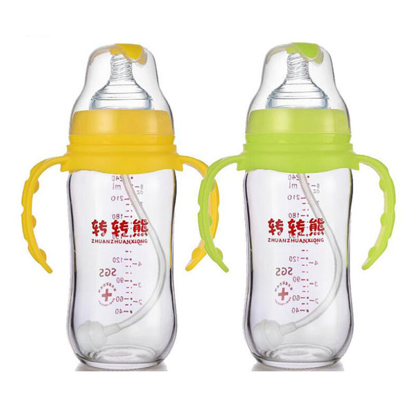 轉(zhuǎn)轉(zhuǎn)熊鈦金玻璃奶瓶240ml